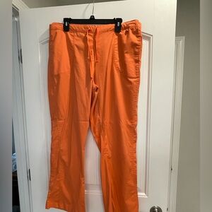 Grace scrub pants Women's Style Flare Leg Scrub Pant Xl coral orange